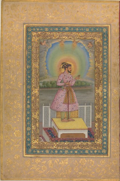 Shah Jahan on a Terrace by Unbekannt