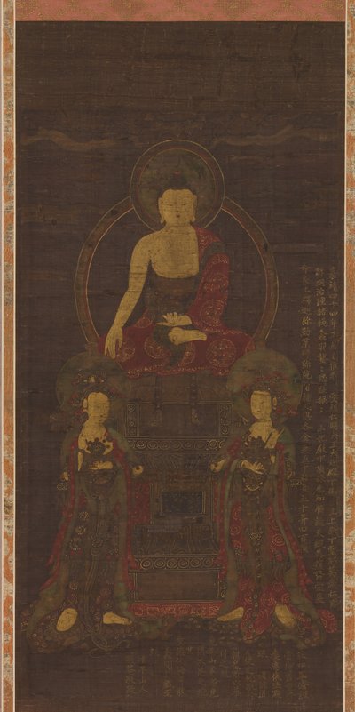 Shakyamuni Triad by Unbekannt