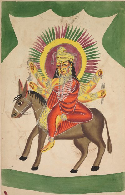 Sheetaladevi: The Smallpox Goddess, 1800s by Unbekannt