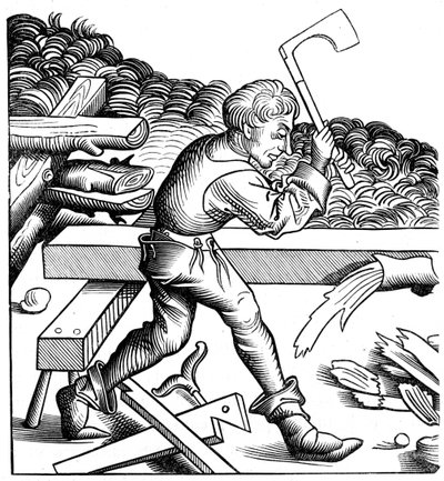 Ship Carpenter, 15th Century by Unbekannt