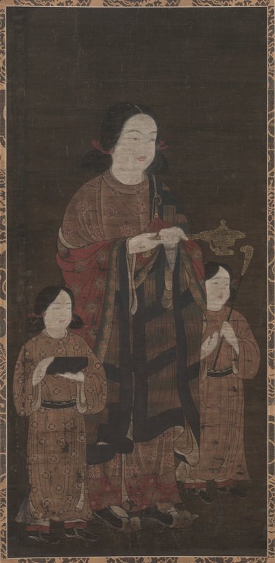 Shotoku Taishi and His Sons by Unbekannt