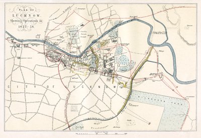 Siege of Lucknow, India, 1857 by Unbekannt