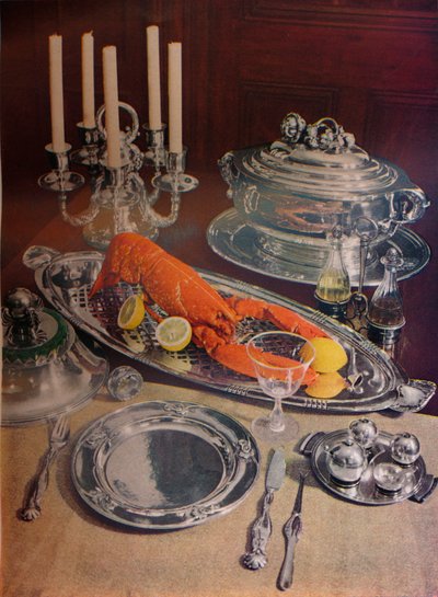 Silver Dinner Service by Unbekannt