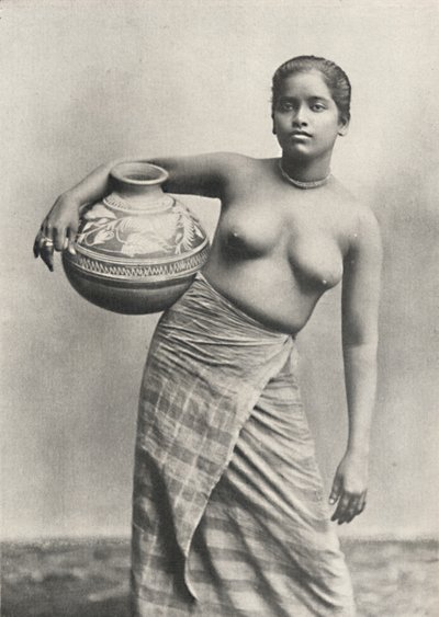 Singhalese in the Netherlands without the usual upper garment by Unbekannt