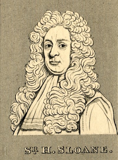 Sir H. Sloane, 1660-1753, 1830 by Unbekannt
