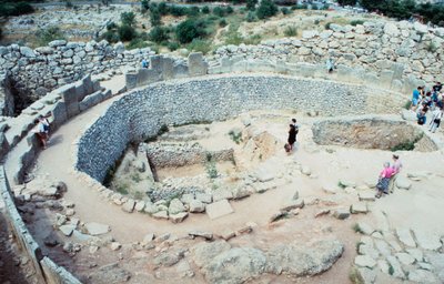 Site of Mycenaean Fortifications, Greece by Unbekannt