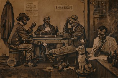 Skinning the Lamb, c1910 by Unbekannt