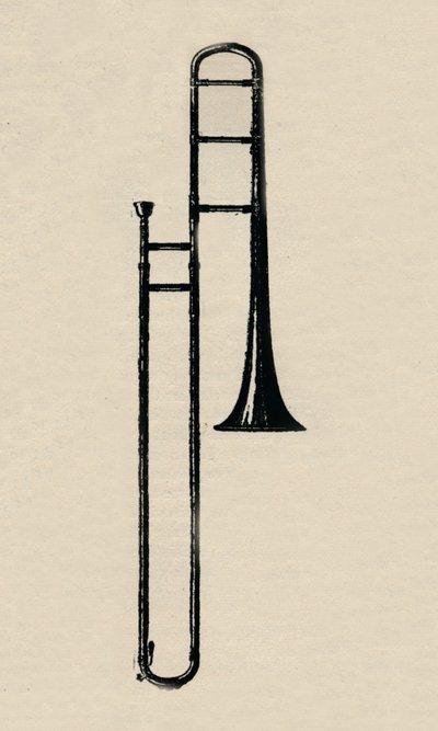 Slide Trombone, 1910 by Unbekannt