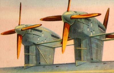 Small-diameter wooden aircraft propellers, 1932 by Unbekannt