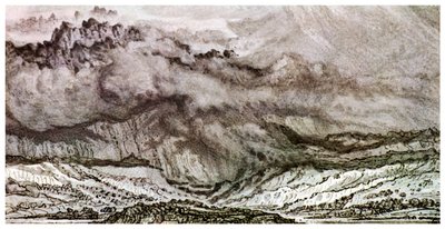 Snowdon, an Approaching Storm, 1853 by Unbekannt