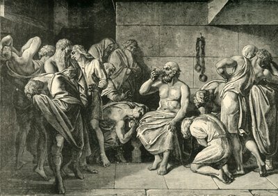 Socrates Drinking the Hemlock by Unbekannt