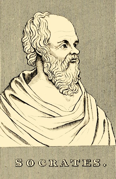 Socrates, c470-399 BC, 1830 by Unbekannt