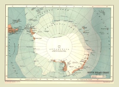 South Polar Chart by Unbekannt