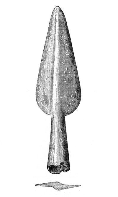 Spearhead from Homblières, Aisne, France by Unbekannt