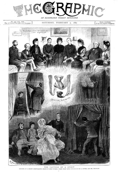 Spirit Unmasked at a London Séance by Unbekannt