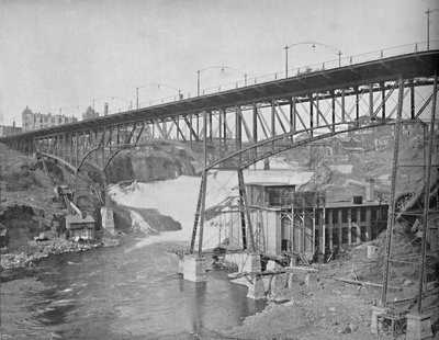 Spokane Falls, Washington, c1897 by Unbekannt