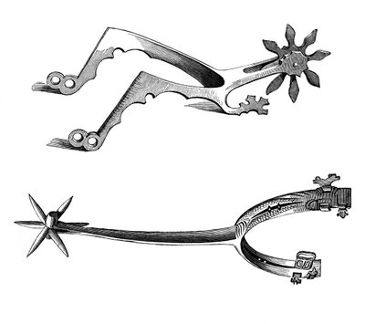 Spurs, 13th-16th century, 1870 by Unbekannt
