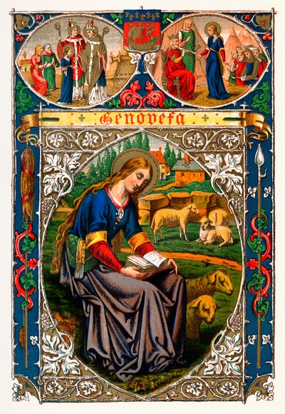 St Genevieve by Unbekannt
