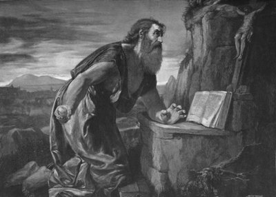 St. Jerome in the Wilderness by Unbekannt