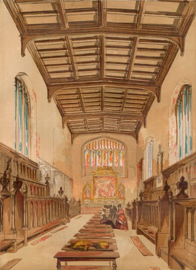 St. Johns College Chapel, Cambridge by Unbekannt