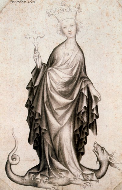 St Margaret, 15th century by Unbekannt