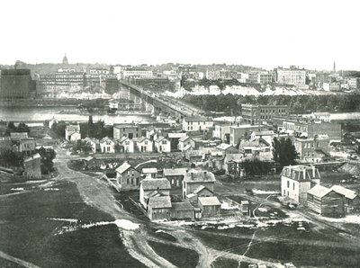 St Paul from the West, USA, 1895 by Unbekannt