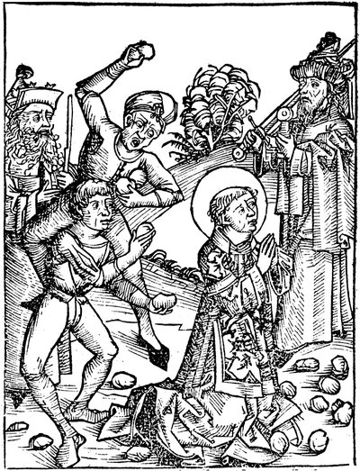 St Stephen, first Christian martyr c36 by Unbekannt