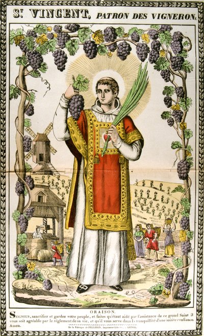 St Vincent, Spanish Christian Martyr by Unbekannt