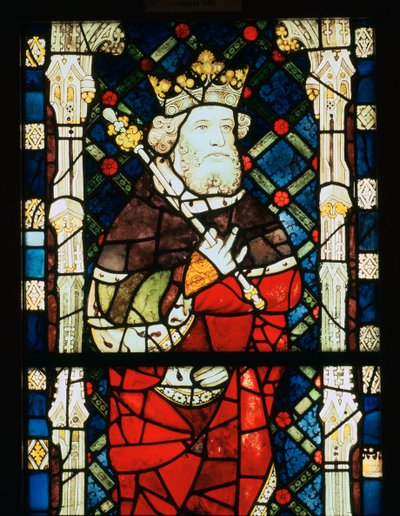 Stained Glass Window of King Cnut, 15th Century by Unbekannt