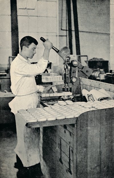 Stamping Blocks of Soap by Unbekannt
