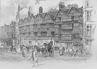 Staple Inn, Holborn Bars, London, c. 1910-1911 by Unbekannt