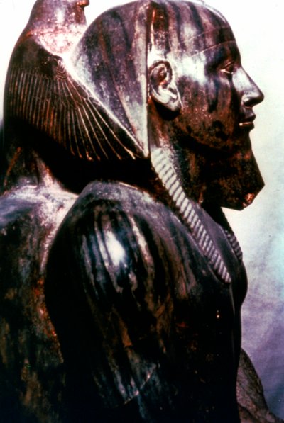 Statue of Pharaoh, Egypt, 4th Dynasty by Unbekannt