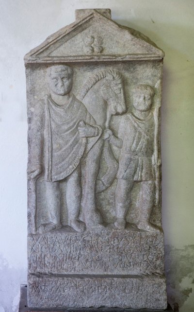 Stele, Valerio Alucenzio, Stone, 3rd Century by Unbekannt