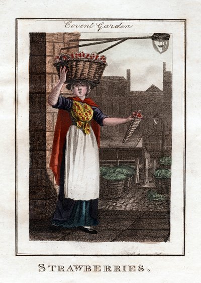 Strawberries, Covent Garden, London, 1805 by Unbekannt