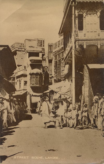 Street Scene, Lahore by Unbekannt