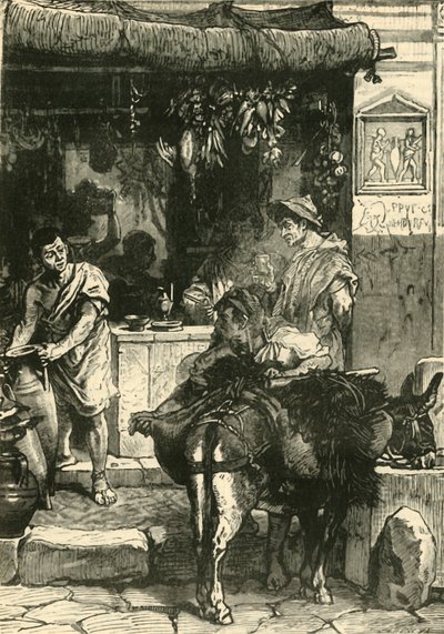Street Scene in Pompeii, 1890 by Unbekannt