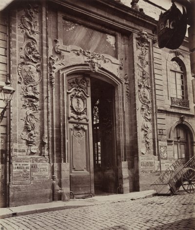 Street in Dijon, before 1870 by Unbekannt