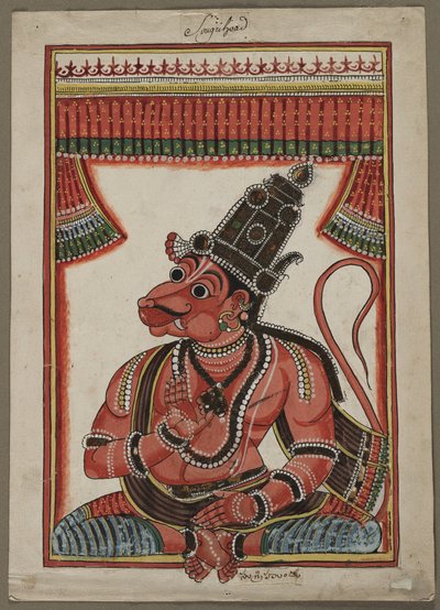 Sugriva, the Monkey King, 1760-1770 by Unbekannt