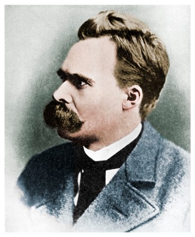 Superman: Friedrich Nietzsche, German Philosopher by Unbekannt