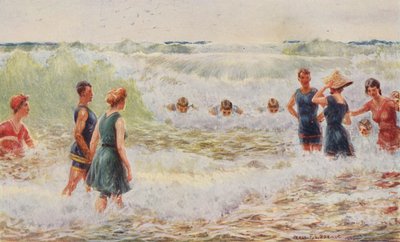 Surf Bathing by Unbekannt