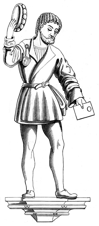 Swiss courier, 15th century by Unbekannt