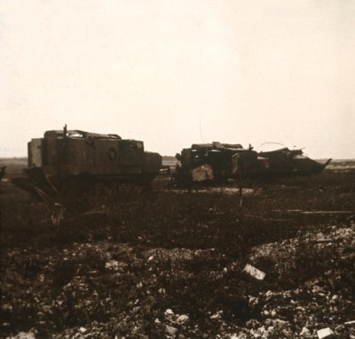 Tanks, Juvincourt, northern France by Unbekannt