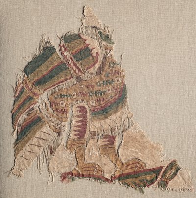 Tapestry with beheaded bird, 800s by Unbekannt