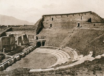 Tragic Theater, Pompeii, Italy, c1900s by Unbekannt