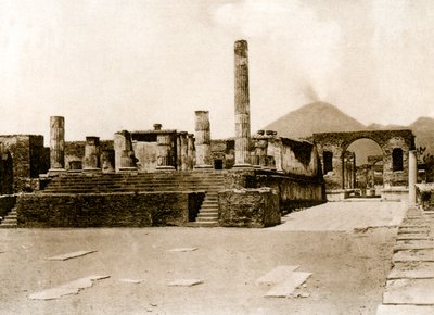 Temple of Jupiter, Pompeii, Italy, c1900s by Unbekannt