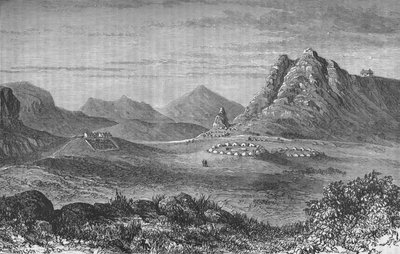 Thaba Bosigo, the Stronghold of the Basutos, c. 1880 by Unbekannt