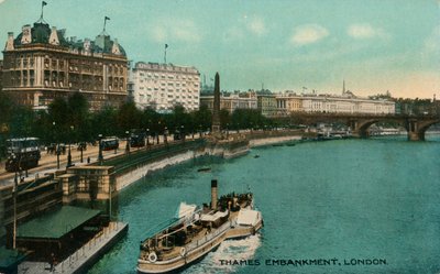 Thames Embankment, London by Unbekannt