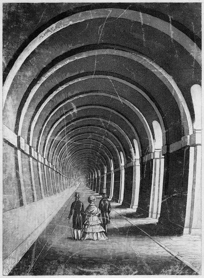 Thames Tunnel, London, Mid 19th Century by Unbekannt