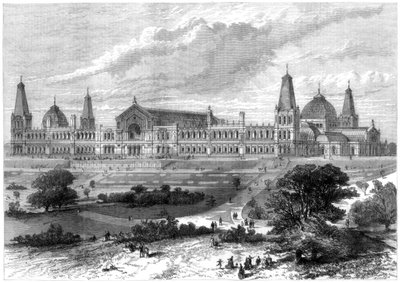 The Alexandra Palace, Muswell Hill, London, 1875 by Unbekannt