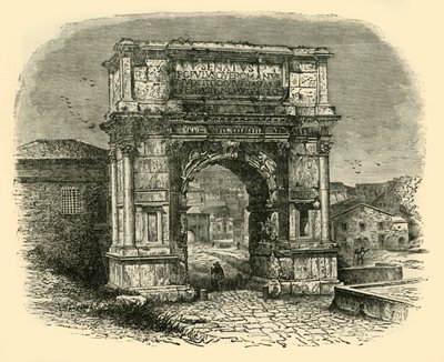 The Arch of Titus, Rome by Unbekannt